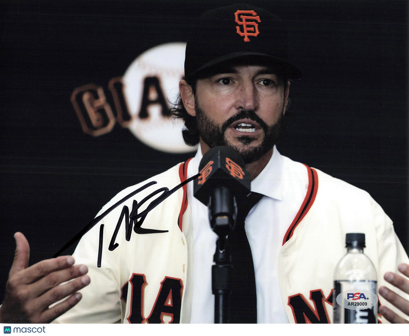 Tony Vitello San Francisco Giants Signed 8x10 Photo PSA