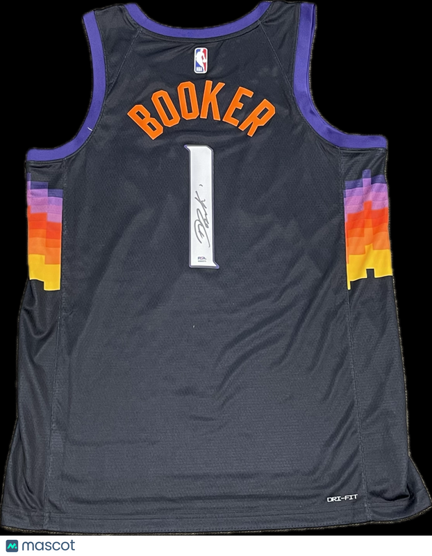 Devin Booker Signed Jersey PSA Phoenix Suns Autographed