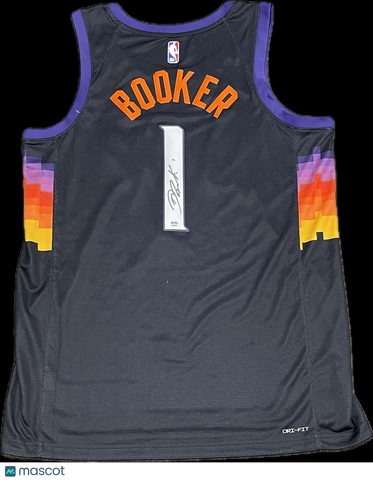 Devin Booker Signed Jersey PSA Phoenix Suns Autographed