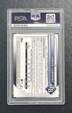 2025 Topps Bowman Chrome #13 Junior Caminero Signed Card Auto PSA Slabbed Rays