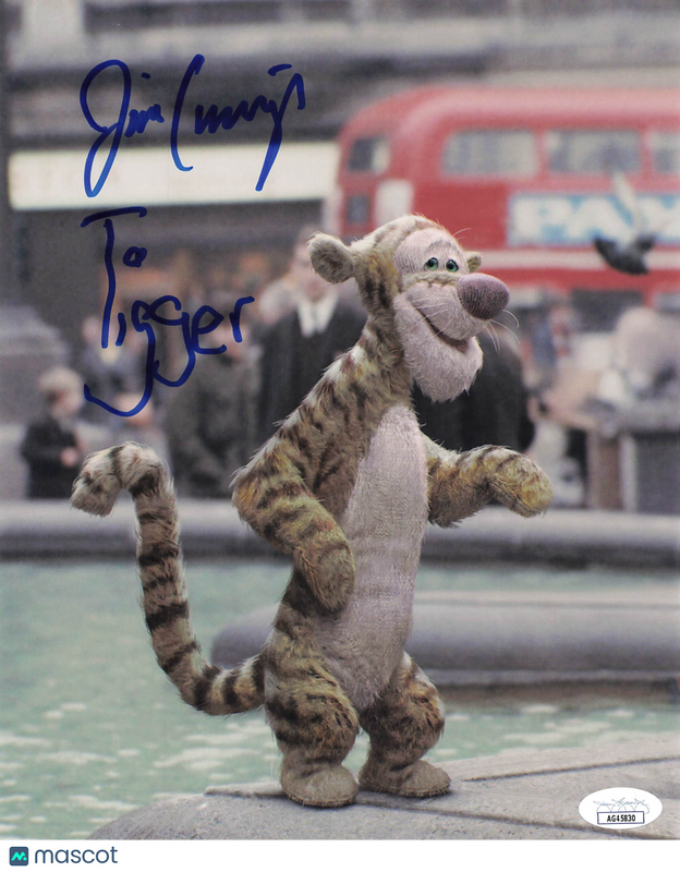 Jim Cummings Signed 8x10 Tigger Photo JSA Autographed Christopher Robin