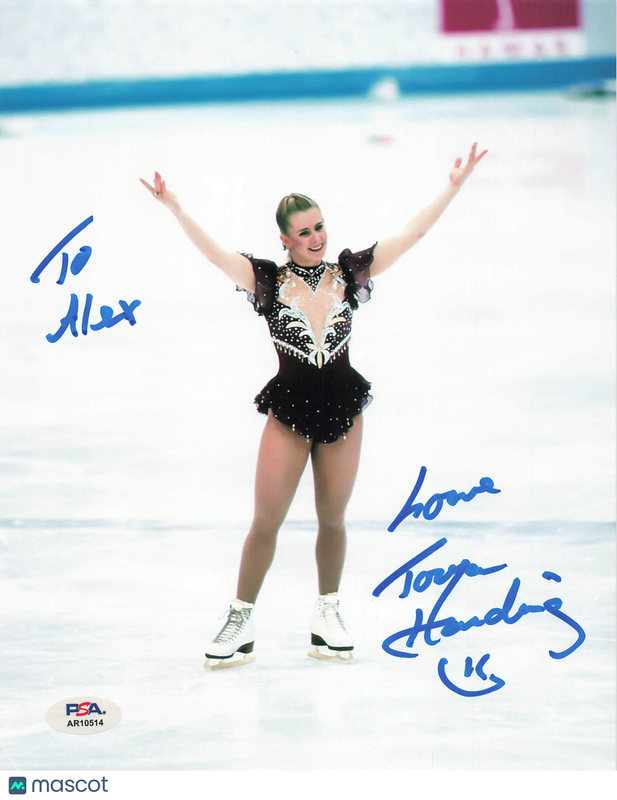 Tonya Harding Signed 8x10 Photo PSA Autographed