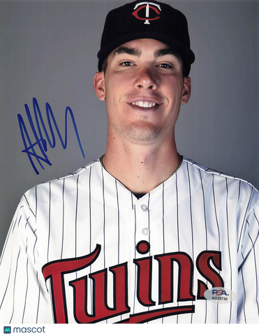 Alex Meyer Minnesota Twins Signed 8x10 Photo PSA