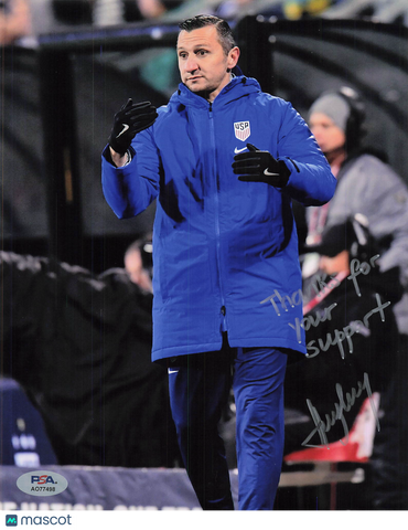 Vlatko Andonovski Signed USWNT Soccer 8x10 Photo PSA Autographed