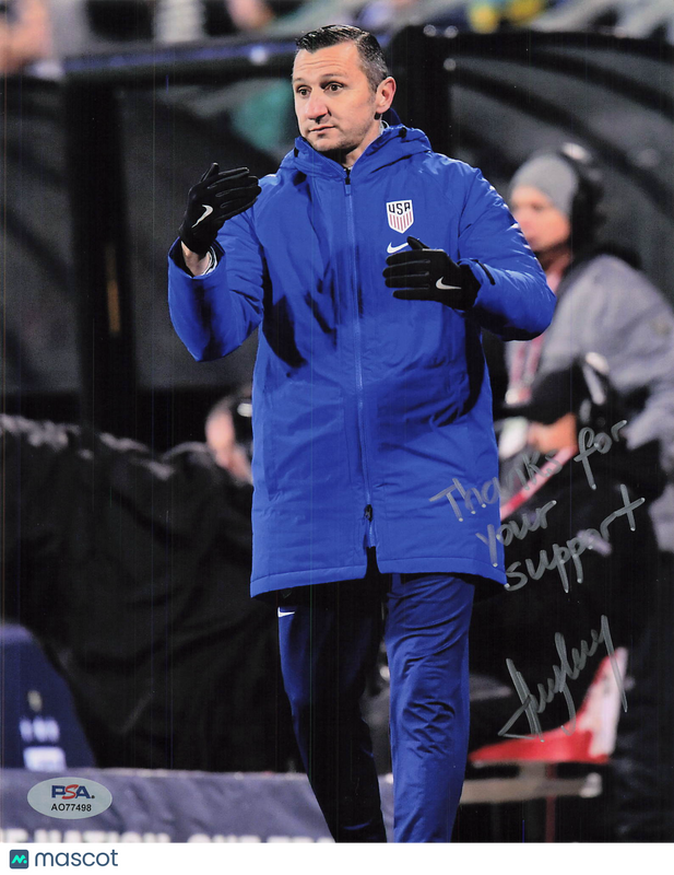 Vlatko Andonovski Signed USWNT Soccer 8x10 Photo PSA Autographed