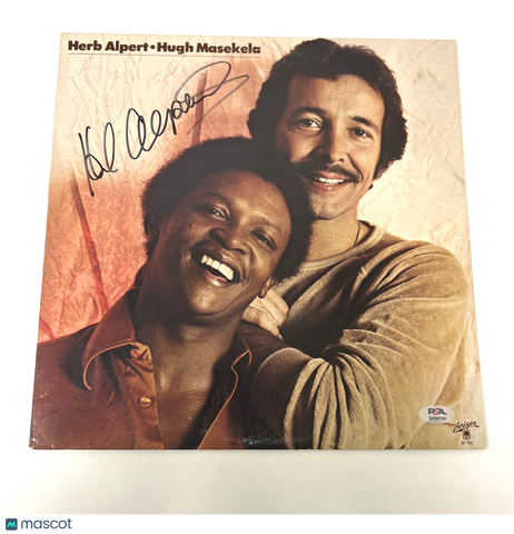 Herb Alpert Vinyl Cover Signed PSA/DNA Hugh Masekela Album
