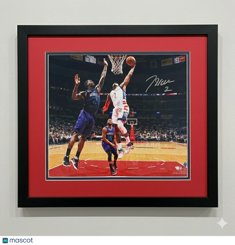John Wall Washington Wizards Signed 16x20 Custom Framed Photo Fanatics Authentic