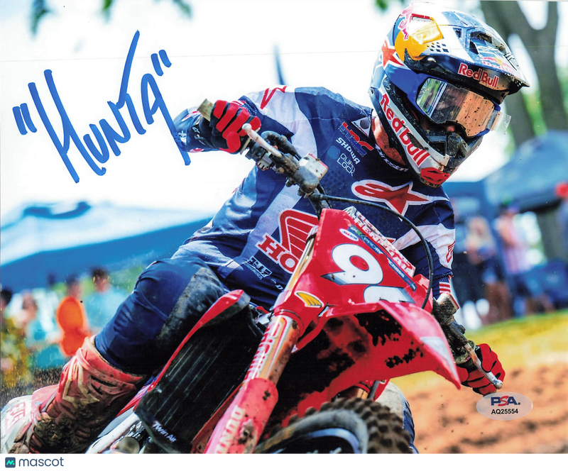 Hunter Lawrence Honda HRC Signed Motocross / Supercross 8x10 Photo
