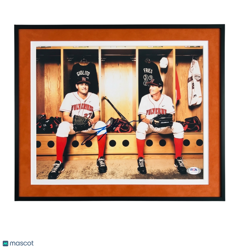 Lucas Giolito Harvard-Westlake Wolverines Signed 11x14 Custom Framed Photo PSA