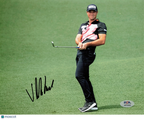 Viktor Hovland Signed Golf 8x10 Photo PSA Autographed