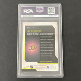 2023-24 Metal Universe Hockey #R-22 Leo Carlsson Rookie signed card PSA