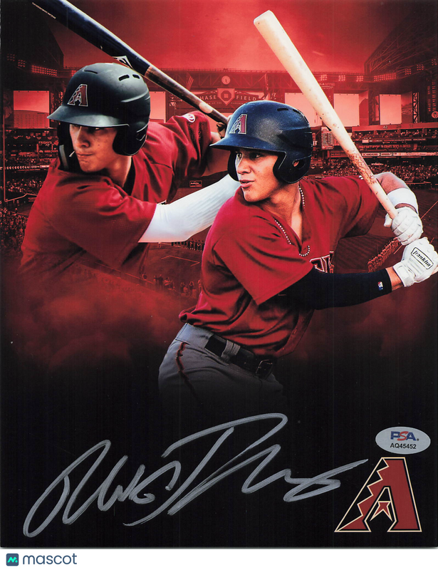 Alek Thomas Arizona Diamondbacks Signed 8x10 Photo PSA