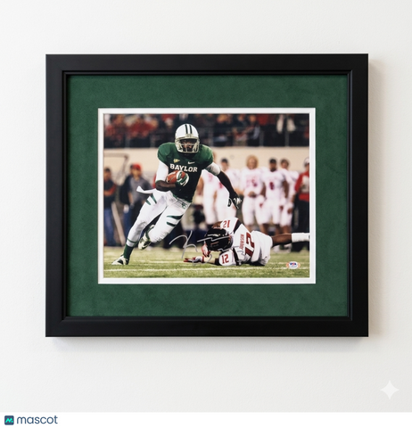 Kendall Wright Signed Baylor Bears Football 11x14 Custom Framed Photo PSA