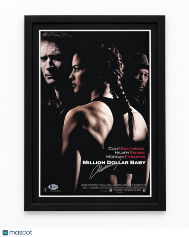 Clint Eastwood Signed 11x17 Million Dollar Baby Photo Movie Poster BAS Auth
