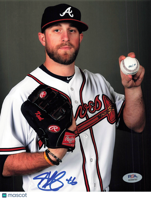Ian Krol Atlanta Braves Signed 8x10 Photo PSA