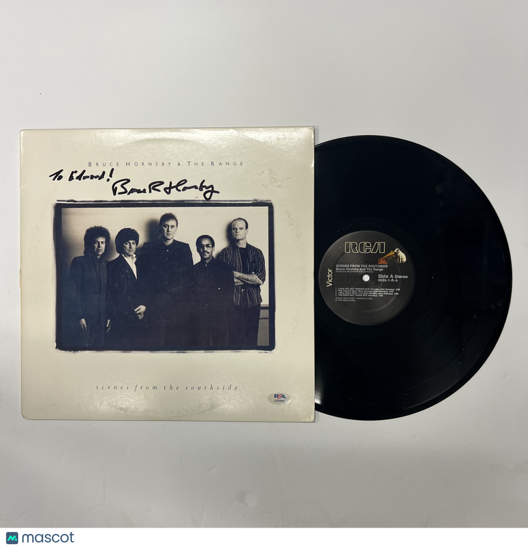 Bruce Hornsby Signed Scenes from the Southside Vinyl Album PSA Autographed