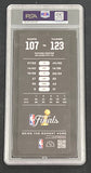 Luguentz Dort Nikola Topic 2025 NBA Properties Finals Signed Card Auto PSA Slab