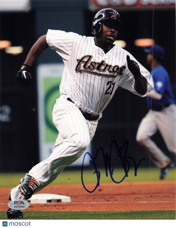 Michael Bourn Houston Astros Signed 8x10 Photo PSA