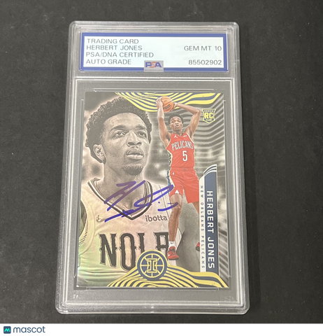 2021-22 Panini Illusions #183 Herbert Jones Rookie signed card PSA Auto 10