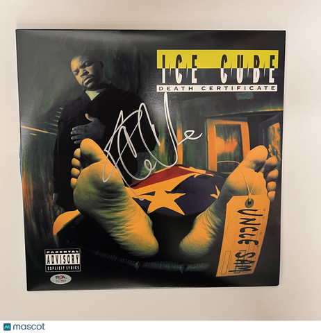 Ice Cube signed Death Certificate Vinyl PSA/DNA Album autographed