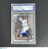 2022 Topps Bowman Chrome Prospect #BCP-14 Roberto Campos Signed Card Auto PSA