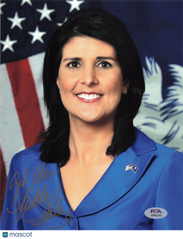 Nikki Haley Signed 8x10 Photo PSA Autographed