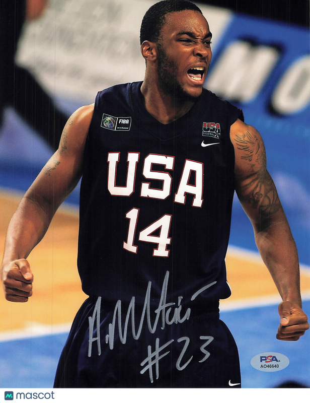 Arnett Moultrie USA Basketball Men's U19 National Team Signed 8x10 Photo PSA