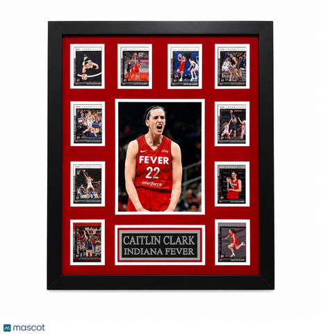 Caitlin Clark Framed 10-Photo Display Indiana Fever 24x20