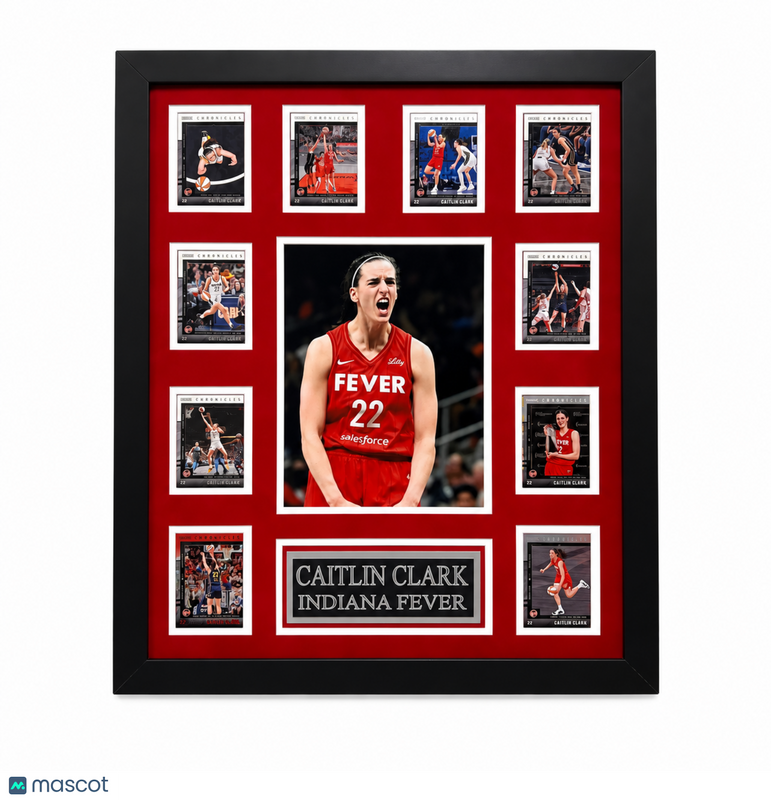 Caitlin Clark Framed 10-Photo Display Indiana Fever 24x20