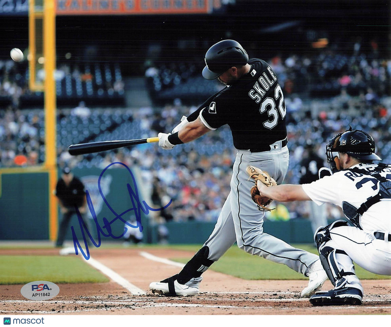 Matt Skole Chicago White Sox Signed 8x10 Photo PSA