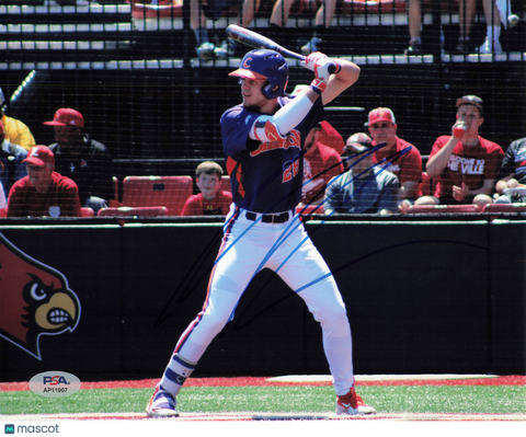 Seth Beer Clemson Tigers Signed 8x10 Photo PSA