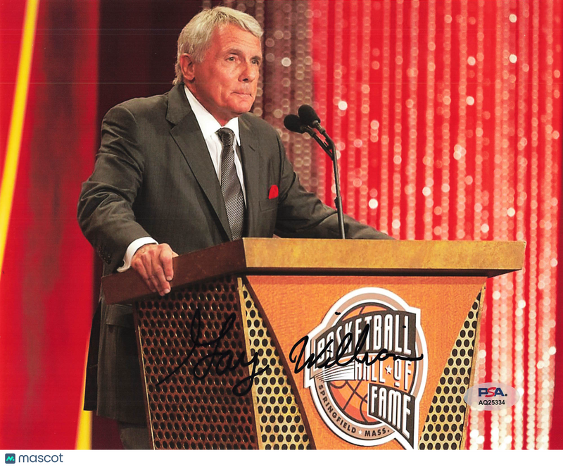 Gary Williams Maryland Terrapins Signed Basketball 8x10 Photo PSA
