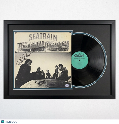 Peter Rowan Signed The Marblehead Messenger Custom Framed Vinyl Album PSA