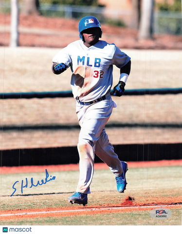 Starling Heredia Los Angeles Dodgers Signed 8x10 Photo PSA