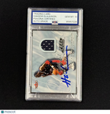 2000–01 Fleer Feel the Game Hakeem Olajuwon Signed Card Auto 10 PSA Slab Rockets