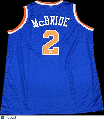 Miles Mcbride Signed Jersey PSA New York Knicks Autographed