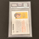 Sports Illustrated Kids #929 Nelly Korda Signed Card PSA Autographed