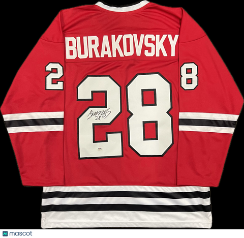 Andre Burakovsky Signed Jersey PSA Chicago Blackhawks Autographed