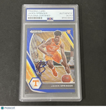 2021 Panini Prizm Draft Picks #19 Jaden Springer signed card PSA Tennessee