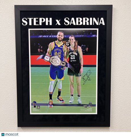 Sabrina Ionescu Signed Custom Framed 16x20 Photo Fanatics Authentic