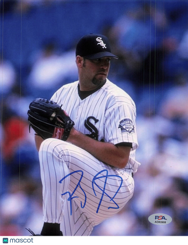 Bill Simas Chicago White Sox Signed 8x10 Photo PSA