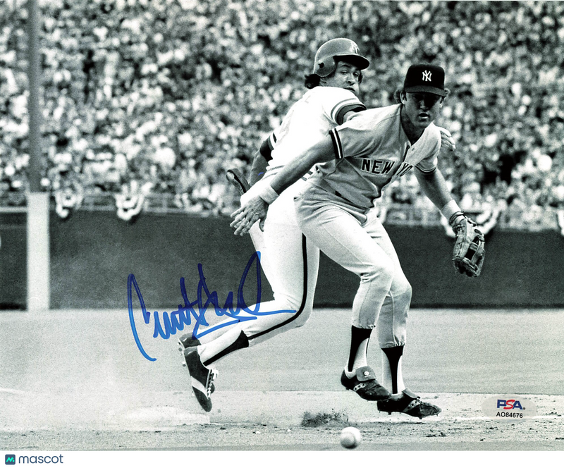 Clint Hurdle Kansas City Royals Signed 8x10 Photo PSA