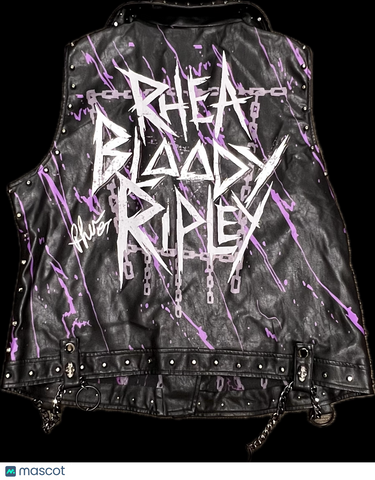 Rhea Ripley Signed Wrestling Jacket BAS Autographed WWE