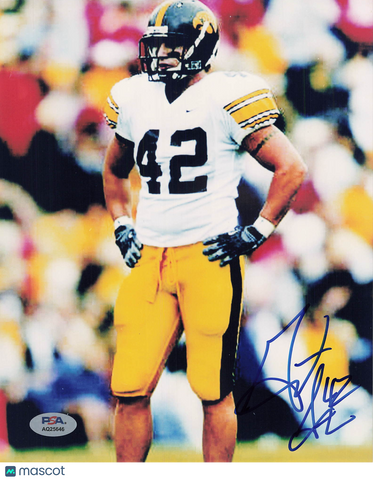 Grant Steen Signed Iowa Hawkeyes Football Photo PSA Autographed