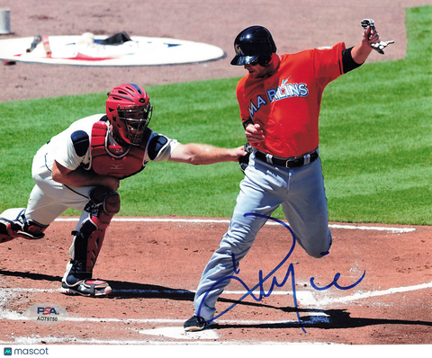 Koyie Hill Chicago Cub Signed 8x10 Photo PSA