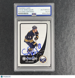 2010 Upper Deck O-Pee-Chee Hockey#10 Steve Montador Signed Card Auto PSA Slabbed