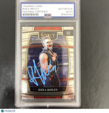 2022-23 Panini Select WWE #16 Rhea Ripley signed card PSA