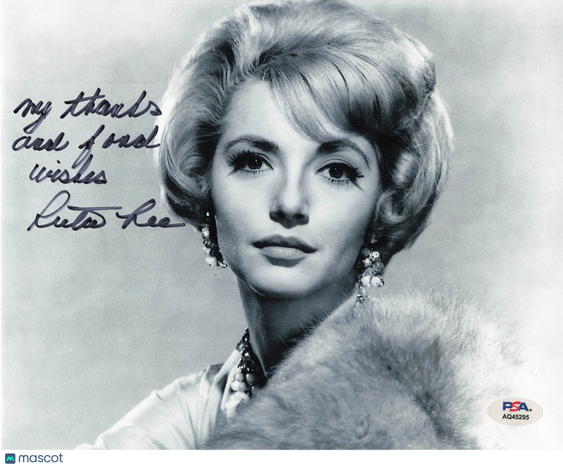 Ruta Lee Signed 8x10 Photo PSA Autographed