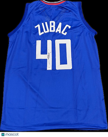 Ivica Zubac Signed Los Angeles Clippers Jersey PSA