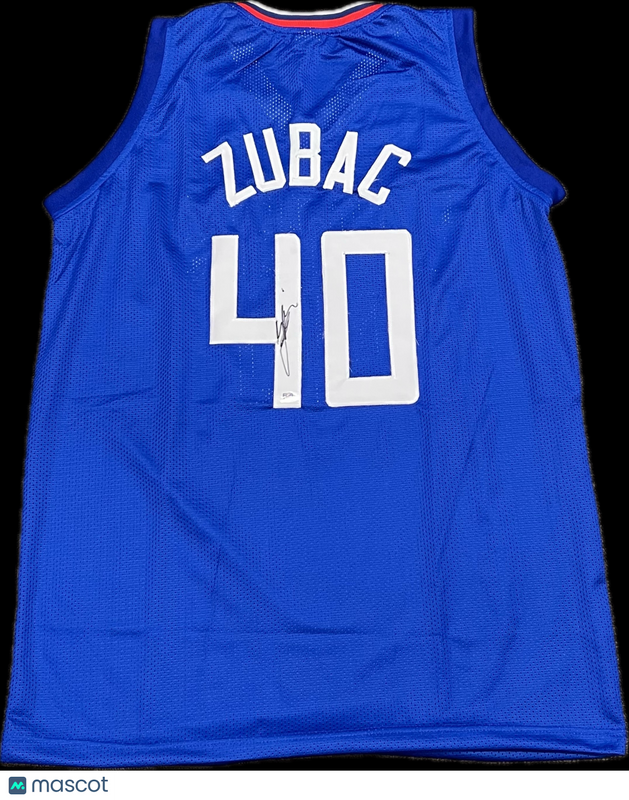 Ivica Zubac Signed Los Angeles Clippers Jersey PSA